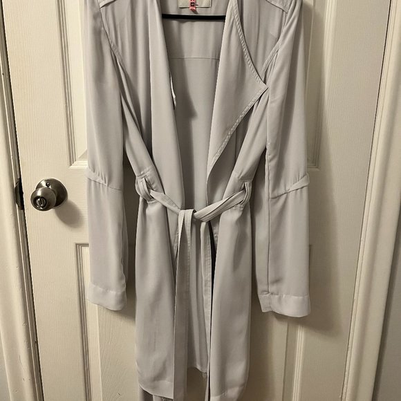 Light Blue Trench Coat - Picture 1 of 4
